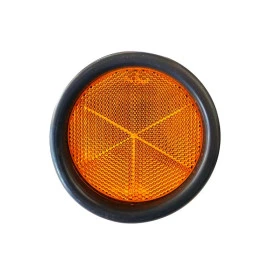 Αντανακλαστικό βιδωτό με βάση στρόγγυλο 80mm Proplast πορτοκαλί 26111201 1τμχ Αντανακλαστικό βιδωτό με βάση στρόγγυλο 80mm Proplast πορτοκαλί 26111201 1τμχ