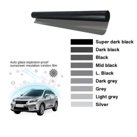 Αντιηλιακή μεμβράνη φιμέ Dark Black 75x300cm (15%) Αντιηλιακή μεμβράνη φιμέ Dark Black 75x300cm (15%)