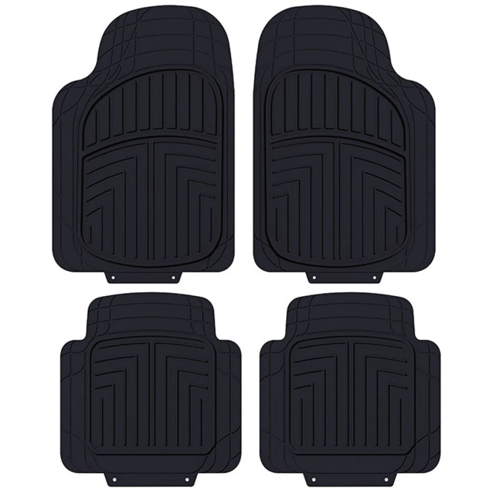 Πατάκια αυτοκινήτου Universal Premium μαύρα 4τμχ