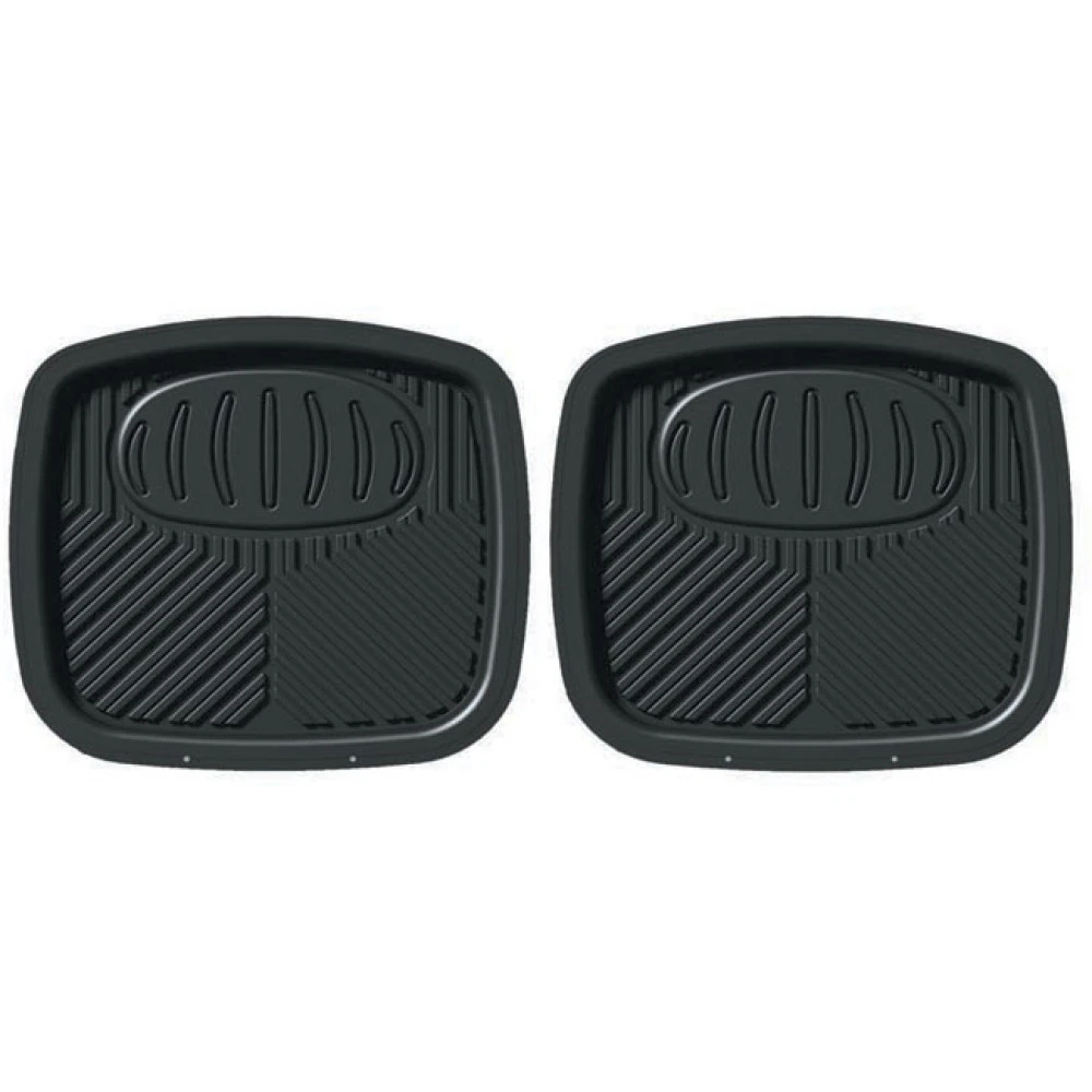 Πατάκια αυτοκινήτου σκαφάκια Universal πισινά μαύρα 2τμχ Πατάκια αυτοκινήτου σκαφάκια Universal πισινά μαύρα 2τμχ