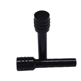 Ασφάλειες πόρτας αυτοκινήτου από αλουμίνιο μαύρες με ρίγες 2τμχ Ασφάλειες πόρτας αυτοκινήτου από αλουμίνιο μαύρες με ρίγες 2τμχ