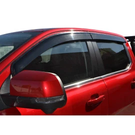 Ford Ranger Τ9 2023+ 4D ανεμοθραύστες αυτοκόλλητοι - 4τμχ. εμπρός και πίσω Ford Ranger Τ9 2023+ 4D ανεμοθραύστες αυτοκόλλητοι - 4τμχ. εμπρός και πίσω