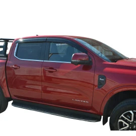 Ford Ranger Τ9 2023+ 4D ανεμοθραύστες αυτοκόλλητοι - 4τμχ. εμπρός και πίσω Ford Ranger Τ9 2023+ 4D ανεμοθραύστες αυτοκόλλητοι - 4τμχ. εμπρός και πίσω
