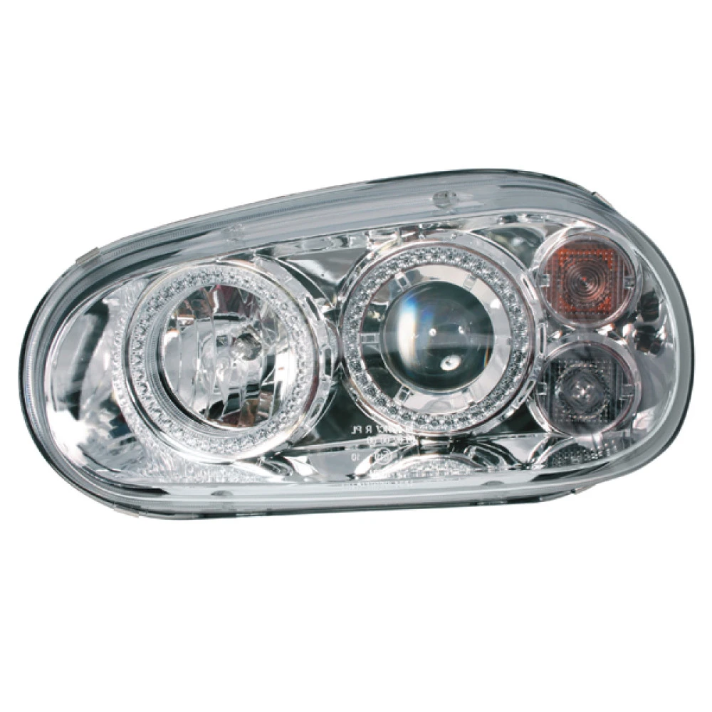 Φανάρια μπροστινά Angel Eyes VW Golf 4 1998+ - Χρωμίου Φανάρια μπροστινά Angel Eyes VW Golf 4 1998+ - Χρωμίου