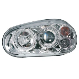 Φανάρια μπροστινά Angel Eyes VW Golf 4 1998+ - Χρωμίου Φανάρια μπροστινά Angel Eyes VW Golf 4 1998+ - Χρωμίου