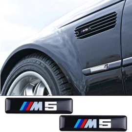 Αυτοκόλλητα σμάλτου σήμα BMW M5 5.5x1.2cm  2τμχ Αυτοκόλλητα σμάλτου σήμα BMW M5 5.5x1.2cm  2τμχ