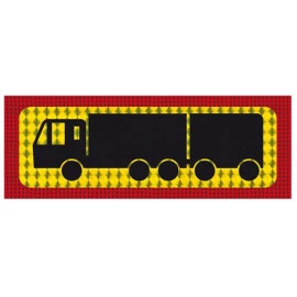 Πινακίδα λαμαρίνα φορτηγό συρόμενο 48x20cm 1 τμχ Πινακίδα λαμαρίνα φορτηγό συρόμενο 48x20cm 1 τμχ
