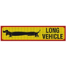 Πινακίδα αυτοκόλλητη φορτηγό Long Vehicle  49X9cm 1τμχ Πινακίδα αυτοκόλλητη φορτηγό Long Vehicle  49X9cm 1τμχ