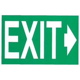 Αυτοκόλλητη πινακίδα εξόδου EXIT 16x10cm 1τμχ Αυτοκόλλητη πινακίδα εξόδου EXIT 16x10cm 1τμχ