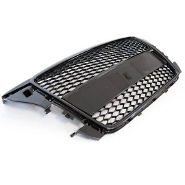 Μάσκα με βάση για σήμα για Audi A3  (2008-2013) - RS-Look μαύρη Μάσκα με βάση για σήμα για Audi A3  (2008-2013) - RS-Look μαύρη