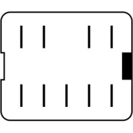 Renault Megane I 1995-2004 διακόπτης Alarm MCar (OE 7700841043) 9 pin - 1τμχ Renault Megane I 1995-2004 διακόπτης Alarm MCar (OE 7700841043) 9 pin - 1τμχ