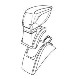 Renault Megane II 2002-2008 βάση τεμπέλη Lampa - 1τμχ Renault Megane II 2002-2008 βάση τεμπέλη Lampa - 1τμχ