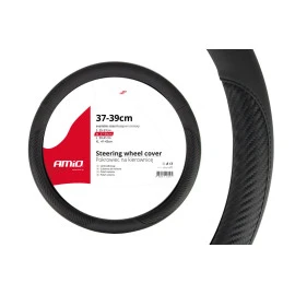 Κάλυμμα τιμονιού 37/39cm AMiO SWC-17 μαύρο/carbon Κάλυμμα τιμονιού 37/39cm AMiO SWC-17 μαύρο/carbon