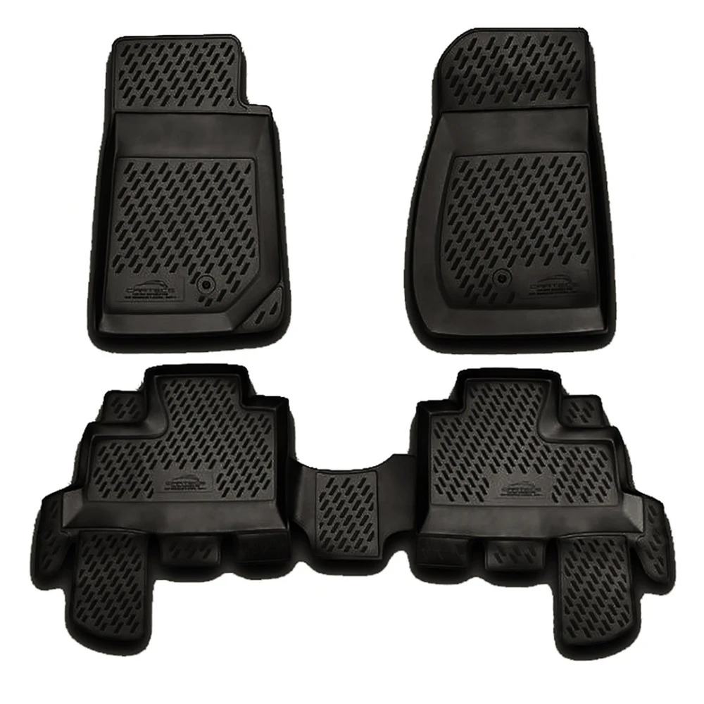 Jeep Wrangler 5D 2007-2018 λαστιχένια ανθρακί πατάκια σκαφάκια NOVLINE - 4τμχ Jeep Wrangler 5D 2007-2018 λαστιχένια ανθρακί πατάκια σκαφάκια NOVLINE - 4τμχ