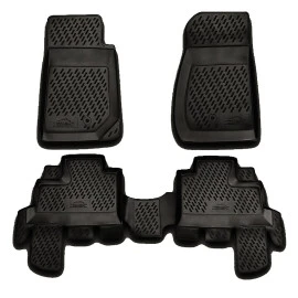 Jeep Wrangler 5D 2007-2018 λαστιχένια ανθρακί πατάκια σκαφάκια NOVLINE - 4τμχ Jeep Wrangler 5D 2007-2018 λαστιχένια ανθρακί πατάκια σκαφάκια NOVLINE - 4τμχ