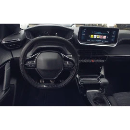 Peugeot 2019+ κάλυμμα τιμονιού Club Sport μαύρο (κοφτό πάνω-κάτω) Peugeot 2019+ κάλυμμα τιμονιού Club Sport μαύρο (κοφτό πάνω-κάτω)