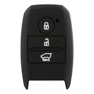 Κάλυμμα κλειδιού σιλικόνης Hyundai/Kia Type-4 μαύρο 1τμχ
