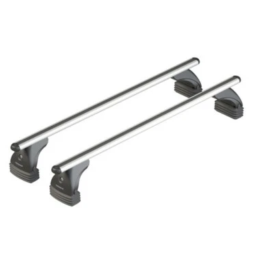 Audi A3 8P 2003-2012 3D με κανονική οροφή κιτ μπάρες οροφής NORDRIVE Alumia αλουμινίου ασημί (N15026-N20001-N21010)