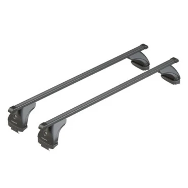 Fiat Panda II 5D 2003-2012 με κανονική οροφή κιτ μπάρες οροφής NORDRIVE Quadra ατσάλινες (N15020-N20001-N21109)