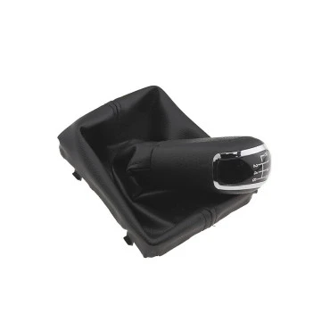 Audi A6 C6 2004-2011 / A5 B8 2007-2015 / Q5 2008-2017 πόμολο λεβιέ 6 ταχυτήτων με φούσκα μαύρο NTY