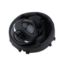 Mini Clubman (F55) / Clubman (F54) / Cabrio (F57) / Countryman (F60) πόμολο λεβιέ 5 ταχυτήτων με φούσκα μαύρο NTY