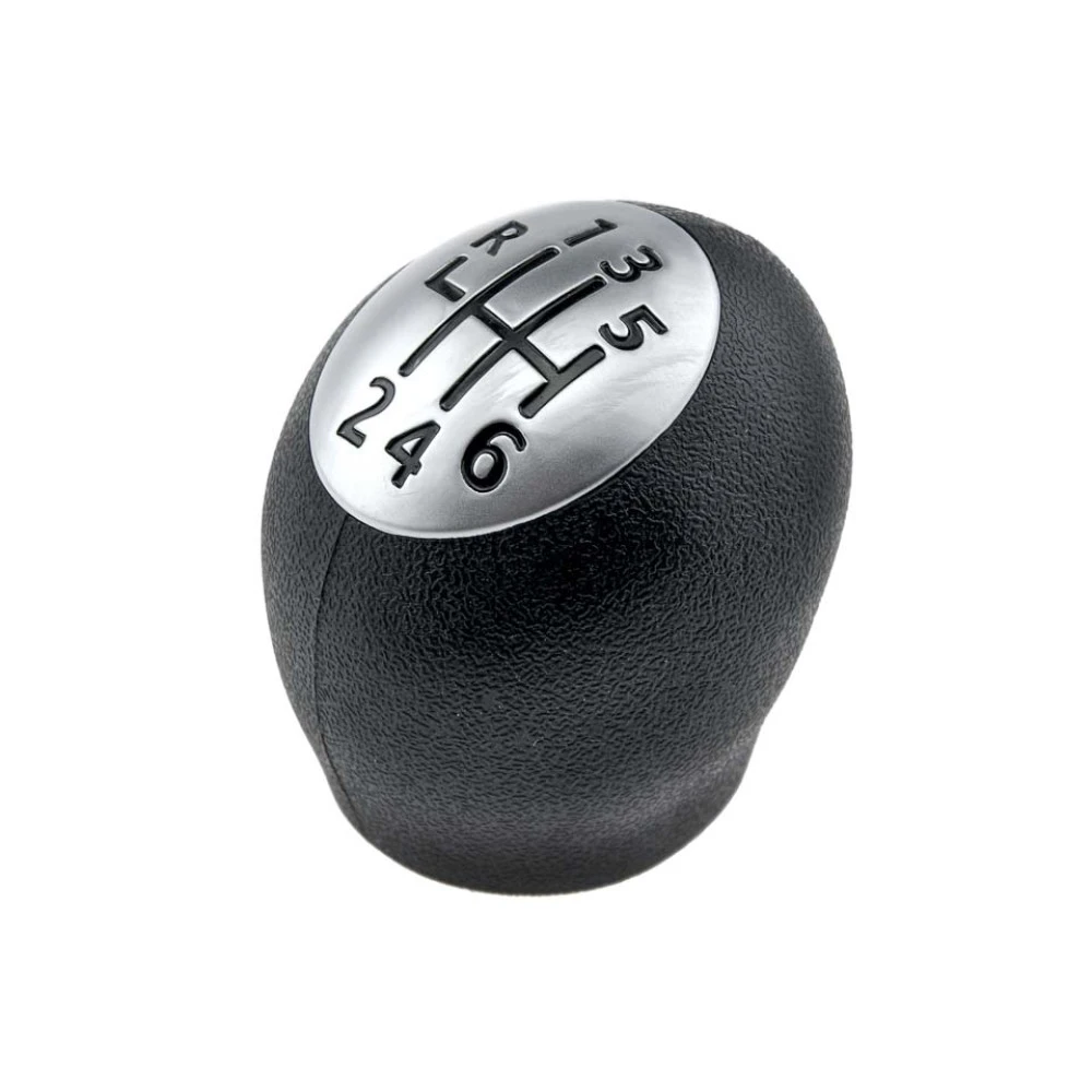 Renault Clio/Scenic/Megane/Master/Laguna / Dacia Duster / Opel Movano/Vivaro πόμολο λεβιέ 6 ταχυτήτων ασημί με μαύρο NTY Renault Clio/Scenic/Megane/Master/Laguna / Dacia Duster / Opel Movano/Vivaro πόμολο λεβιέ 6 ταχυτήτων ασημί με μαύρο NTY