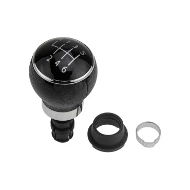 VW Golf V 2003-2009 / VI 2008-2013 / Plus 2005-2013 / Jetta Mk5 2005-2010 πόμολο λεβιέ 6 ταχυτήτων μαύρο (OE 1K0711113) NTY