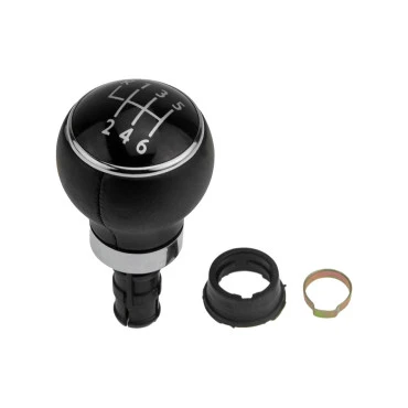VW Golf V 2003-2009 / VI 2008-2013 / Plus 2005-2013 / Jetta Mk5 2005-2010 πόμολο λεβιέ 6 ταχυτήτων μαύρο (OE 1K0711113) NTY