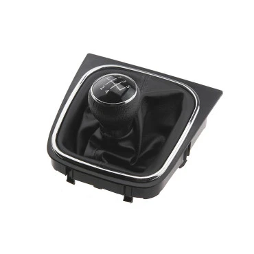 VW Golf V 2003-2009 / VI 2008-2013 / Plus 2005-2013 / Jetta Mk5 2005-2010 / Mk6 2010-2019 πόμολο λεβιέ 6 ταχυτήτων με φούσκα μαύρο (OE 1K0711113CF) NTY