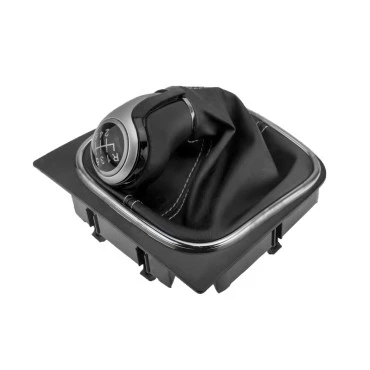 VW Golf V 2003-2009 / VI 2008-2016 πόμολο λεβιέ 6 ταχυτήτων με φούσκα μαύρο NTY