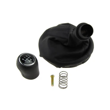 VW Multivan T5 2003-2015 / California T5 2003-2015 / Transporter T5 2003-2015 πόμολο λεβιέ 5 ταχυτήτων με φούσκα μαύρο (OE 7E0711113) NTY