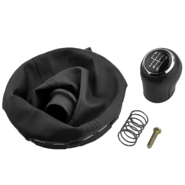 VW Transporter T5 2003-2015 / T6 2015-2024 πόμολο λεβιέ 6 ταχυτήτων με φούσκα μαύρο (OE 7H0711113B) NTY