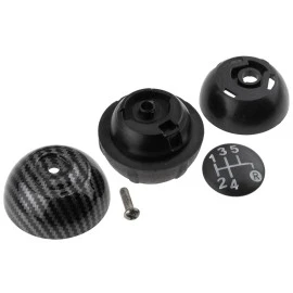 Fiat 500 2007+ πόμολο λεβιέ 5 ταχυτήτων μαύρο carbon NTY Fiat 500 2007+ πόμολο λεβιέ 5 ταχυτήτων μαύρο carbon NTY