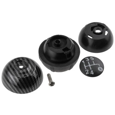 Fiat 500 2007+ πόμολο λεβιέ 5 ταχυτήτων μαύρο carbon NTY Fiat 500 2007+ πόμολο λεβιέ 5 ταχυτήτων μαύρο carbon NTY