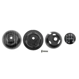 Fiat 500 2007+ πόμολο λεβιέ 5 ταχυτήτων μαύρο carbon NTY Fiat 500 2007+ πόμολο λεβιέ 5 ταχυτήτων μαύρο carbon NTY