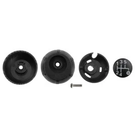 Fiat 500 2007+ πόμολο λεβιέ 5 ταχυτήτων μαύρο carbon NTY Fiat 500 2007+ πόμολο λεβιέ 5 ταχυτήτων μαύρο carbon NTY