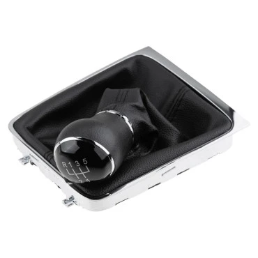 VW Passat B7 2010-2014 πόμολο λεβιέ 5 ταχυτήτων με φούσκα μαύρο NTY