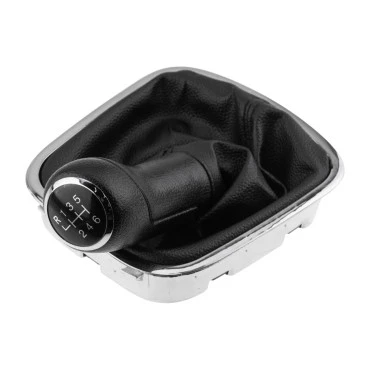 VW Polo V 2009-2018 πόμολο λεβιέ 6 ταχυτήτων με φούσκα μαύρο NTY