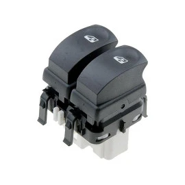 Renault Clio III 2005-2014 / Twingo II 2007+ διακόπτης παραθύρων διπλός (ΟΕ 8200214943) 10pin - 1τμχ
