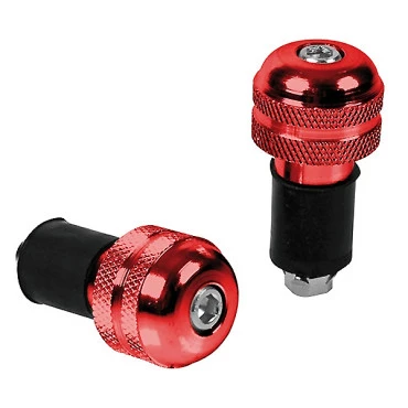 Αντίβαρα τιμονιού ΜΟΤΟ κόκκινα LAMPA 17-23mm - 2τεμ
