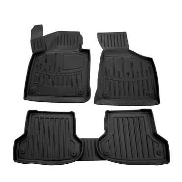 Audi A3 8P 5D (2003-2012) λαστιχένια μαύρα πατάκια σκαφάκια RACE AXION - 5τμχ