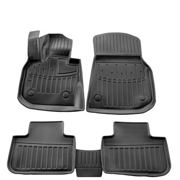BMW IX3 (G08) (2021+) / X4 (G02) (2018+) / X3 (G01) 5D (2017+) λαστιχένια μαύρα πατάκια σκαφάκια RACE AXION - 4τμχ