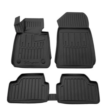 BMW Σειρά 1 (E87) 5D (2004-2011) λαστιχένια μαύρα πατάκια σκαφάκια RACE AXION - 5τμχ