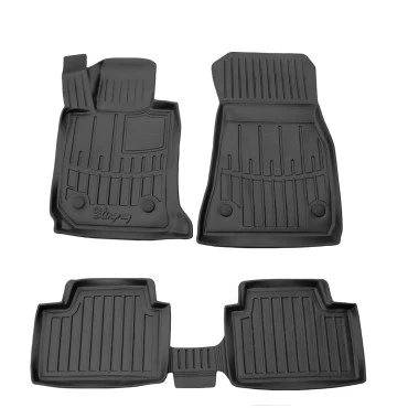BMW Σειρά 3 G20/G21 4/5D (2019+) λαστιχένια μαύρα πατάκια σκαφάκια RACE AXION - 5τμχ