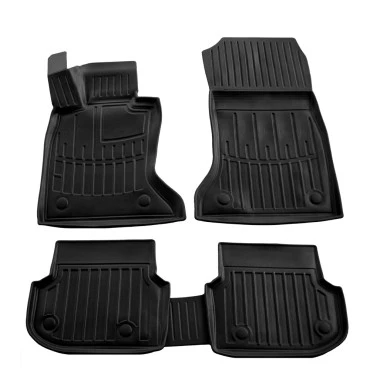 BMW Σειρά 5 F10 / F11 4D (2010-2013) λαστιχένια μαύρα πατάκια σκαφάκια RACE AXION - 5τμχ