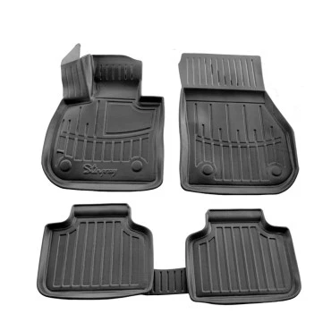 BMW X1 (U11) 5D (2022+) λαστιχένια μαύρα πατάκια σκαφάκια RACE AXION - 5τμχ