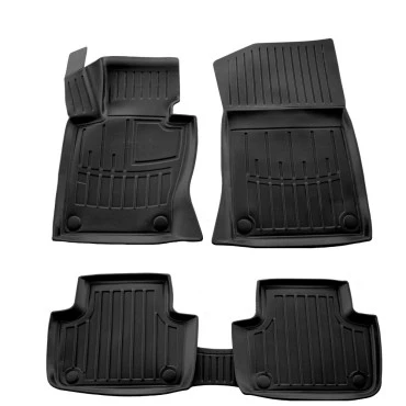 BMW X3 (E83) 5D (2004-2010) λαστιχένια μαύρα πατάκια σκαφάκια RACE AXION - 5τμχ