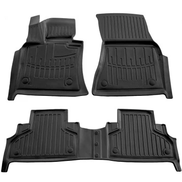 BMW X6 (F16) (2014-2019) / BMW X5 (F15) 5D (2013-2018) λαστιχένια μαύρα πατάκια σκαφάκια RACE AXION - 4τμχ