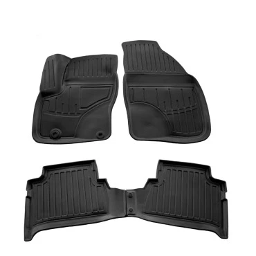 Ford C-Max 5D (2003-2010) λαστιχένια μαύρα πατάκια σκαφάκια RACE AXION - 4τμχ