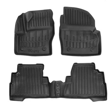 Ford Escape 5D (2012-2019) / Kuga 5D (2012-2019) λαστιχένια μαύρα πατάκια σκαφάκια RACE AXION - 5τμχ